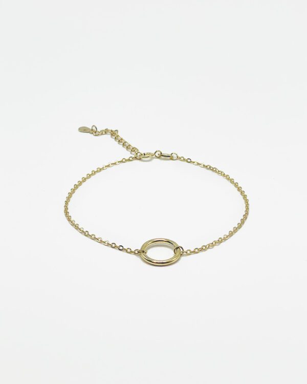 Pulsera de plata bañada en oro Aro