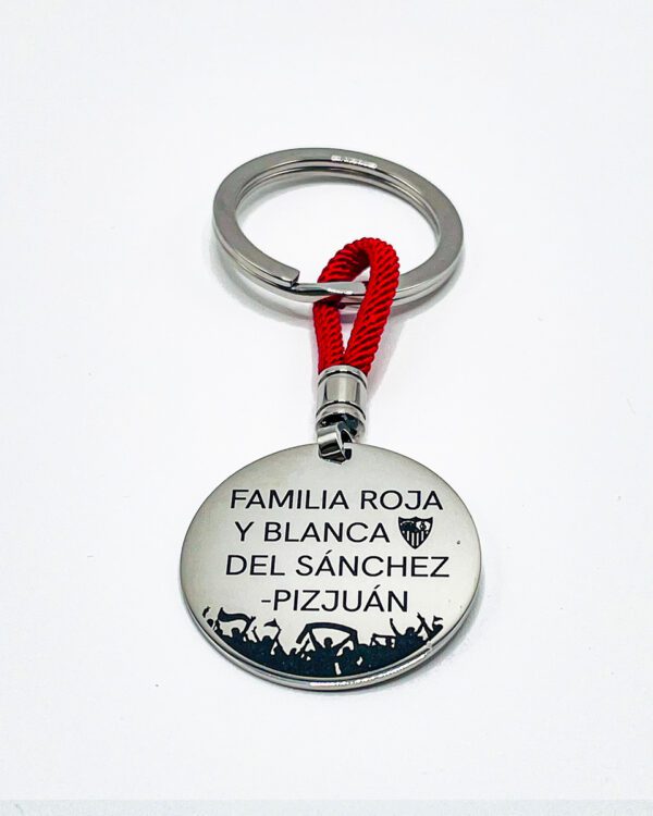 Llavero Sevilla FC familia roja y blanca